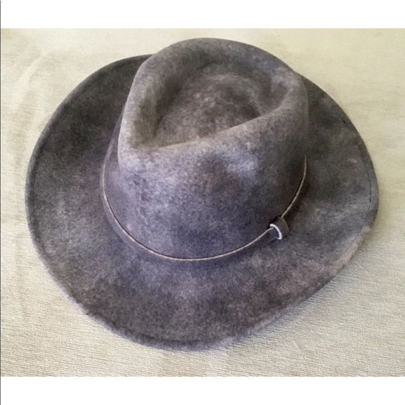 Free People Gray Wide-Brim Hat - Picture 3 of 8